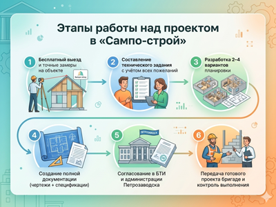Этапы составления проектной документации в Петрозаводске